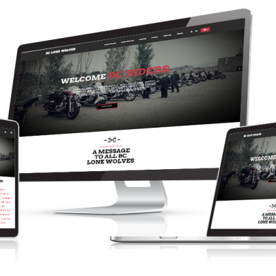 BC Lone Wolves Mobile Responsive Website BC Lone Wolves Responsive Web Design