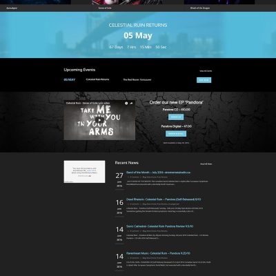 Celestial Ruin Celestial Ruin Mobile Responsive Web Design