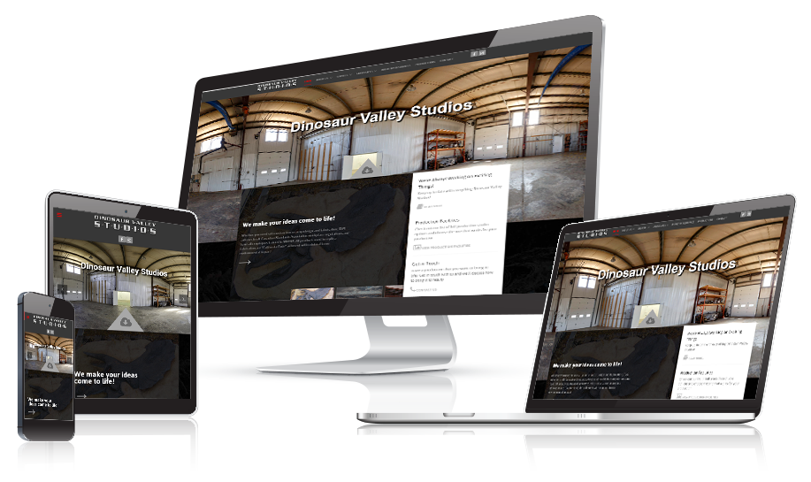 Dinosaur Valley Studios Responsive Web Design