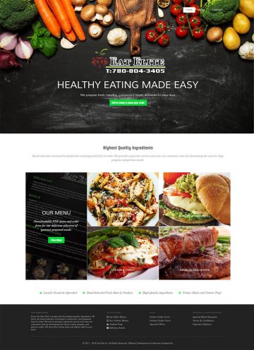 Eat Elite Responsive Web Design