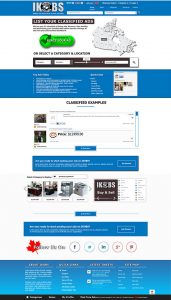 IKOBS Classified Ads Website Design