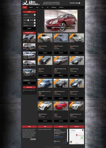 JDM Connection Web Design