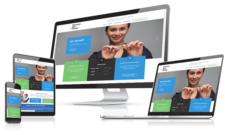 Mainstreet Laser Therapy Responsive Web Design