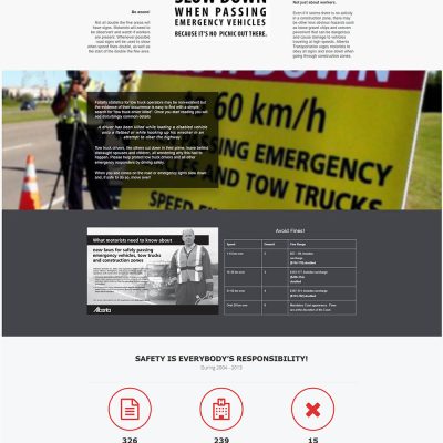 Move Over Alberta Move Over Alberta Responsive Website Design
