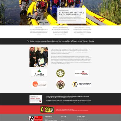 Pro Rescue Services Pro Rescue Services Website Design