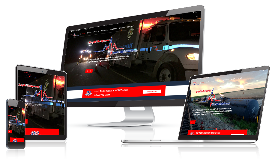 Rapid Response Industrial Group Web Design