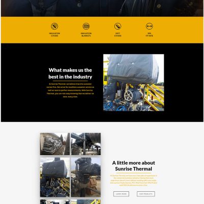 Sunrise Thermal Insulation Covers Sunrise Thermal Web Design