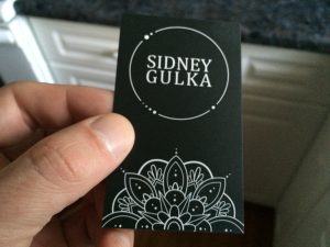 Sidney Gulka Business Card