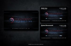 Alchemy Interactive Business Card Design