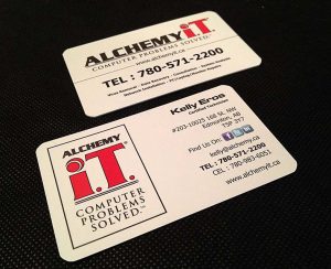 Alchemy I.T. Business Card Design