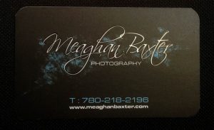 Meaghan Baxter Business Card Design