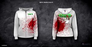SAK'D Wounded Edition Hoodie Design