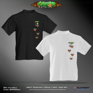 SAK'D Platformer T-Shirt Design