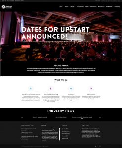 AMPIA - Alberta Media Productions Industries Association Website Design