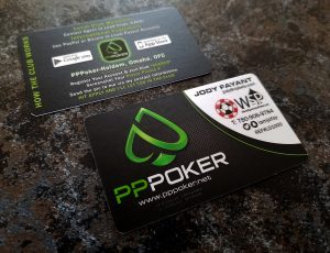 PPPoker Business Card Design