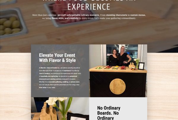 Boards + Beyond Events Co. - Web Design Logo Design by Alchemy Imageworks