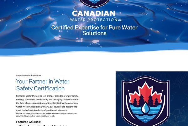 Canadian Water Protection - WEb Design by Alchemy Imageworks