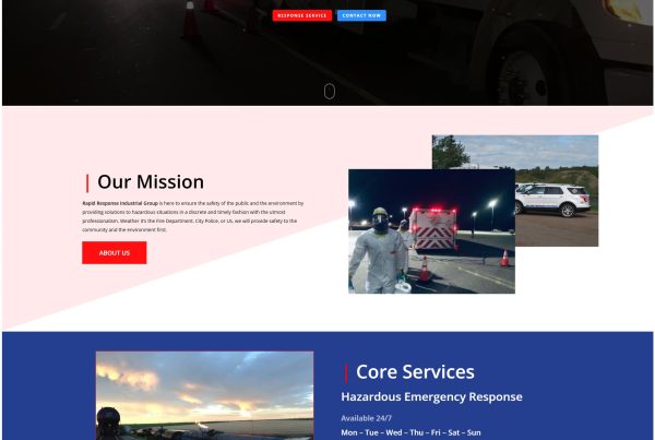 Rapid Response Industrial Group - Website Design by Alchemy Imageworks