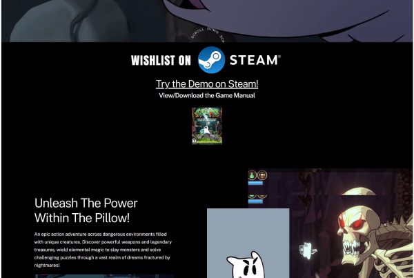 SAK'D - Video Game Design Website by Alchemy Imageworks