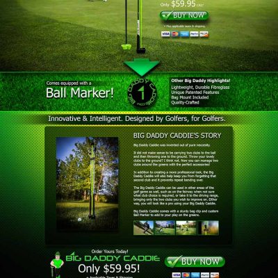 Bigdaddycaddie Web Design 01