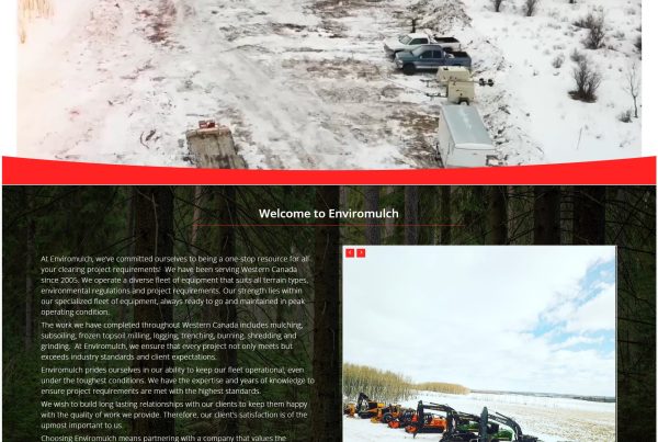 Enviromulch Spruce Grove Web Design by Alchemy Imageworks