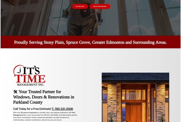 It's Time Management - Edmonton and Area Renovations, Window & Door Installations, Deck/Patio Construction