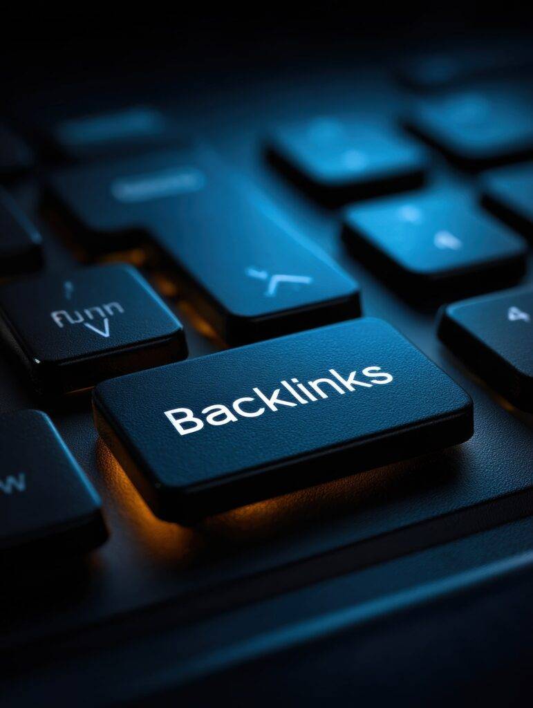 Illustration warning about black hat link schemes and the importance of quality backlinks