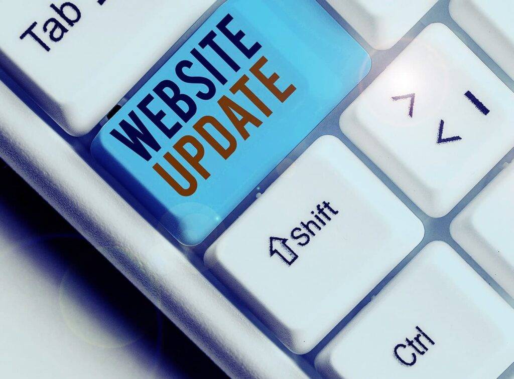 Illustration about adding fresh content and new pages to improve search engine rankings