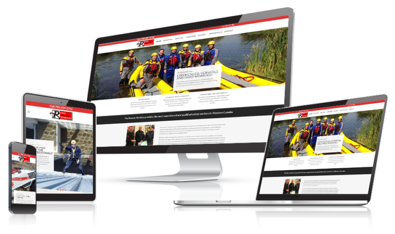 Pro Rescue website design by Alchemy Imageworks displayed on multiple devices